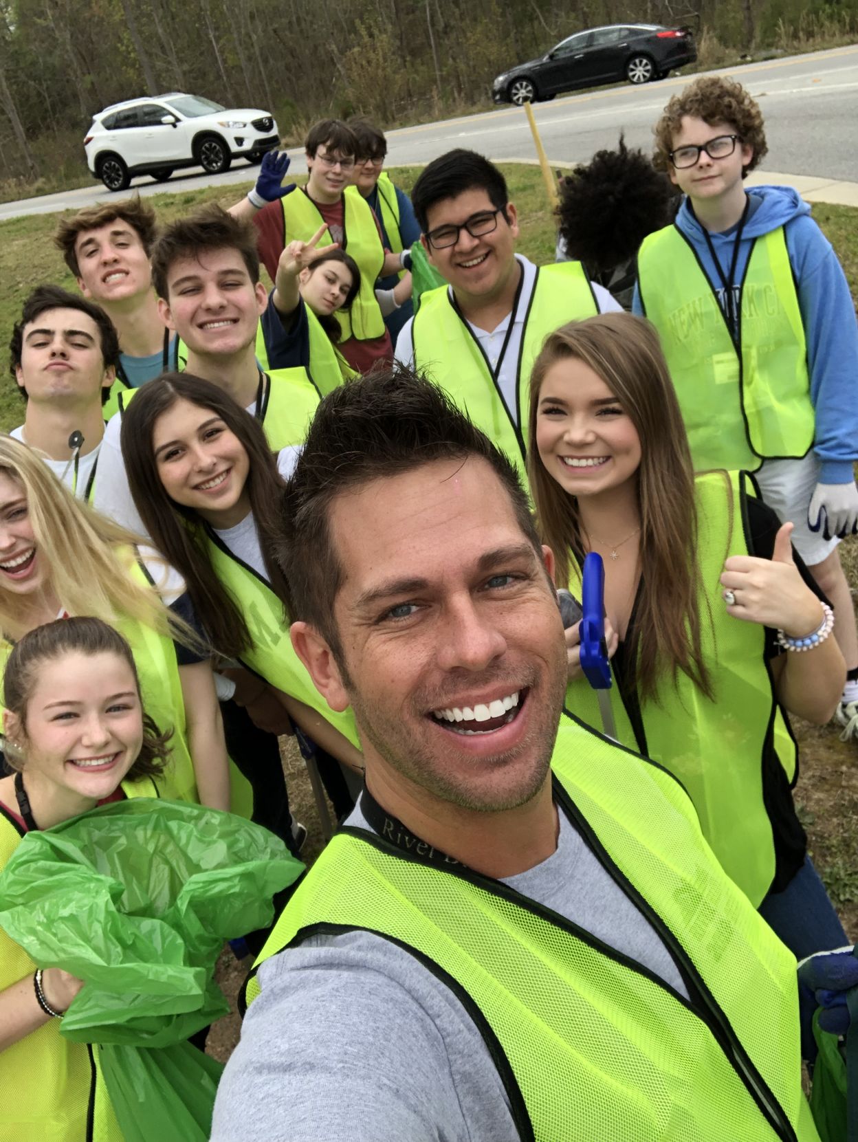 Mr. Hilton and his CREW